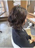 海外風カーリーパーマ