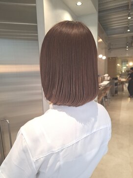 オーガニック リブ 川越(organic+live) 冬のワンレンストレートボブ◎暗髪×上品◎20代30代