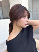 ロンドメリア 天神大名店(Lond Melia)&nbsp;着物ヘア/大人ガーリー/ダークアッシュ/似合わせカット