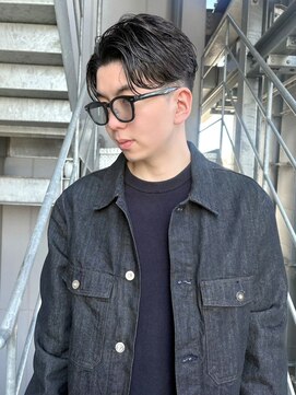 ブロック ジャポン(bloc japon) メンズカット　センターパート