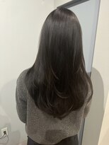 ソワ バイ ルシル(SOIE by Lucile) レイヤーカット+透明感暗髪カラー 福島市