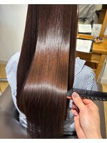 ヘアリラクゼーション クインズベリー(Hair Relaxation Queen's Berry) 髪質改善ストレート7.29ミルクブラウン