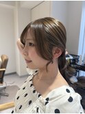 結んで可愛いお顔まわり♪