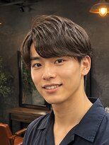 ルードノエル(Rue de noel)&nbsp;Men's/ショート/コンマバング/ダークグレージュ