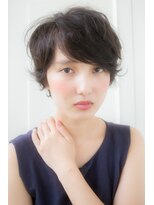 ディフィーノ 青山(DIFINO) シースルーバング×ランダムカールで作るナイスショート!