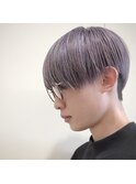 トランクスヘア×ペールバイオレットカラー