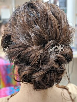 ヘア ケイノート(HAIR key-note)の写真/【西川口5分】朝9時から営業★≪ヘアセット¥4400～≫結婚式/季節のイベント前に♪時間外もご相談ください◎