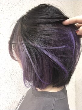 セレスト 下北沢店(CELESTE) インナーカラー×ラベンダーアッシュ