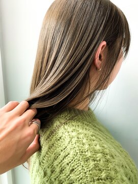 ヌード(nude) nude仲井【ブリーチなし】【オリーブベージュ】