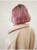 イメチェン！『ピンクラベンダーカラー』 ボブ