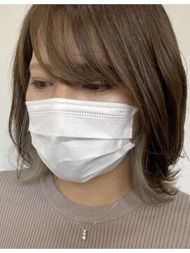 マイレ(maile) ホワイトシルバー×イヤリングカラー