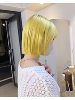 フラム 渋谷(flamme)&nbsp;neon yellow ＊ ルーツカラー