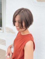 コジック ヘアアンドアイ(Cogic hair & eye) ハンサムショート シースルーマッシュ アッシュベージュ