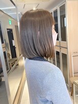 ヘアサロンガリカアオヤマ(hair salon Gallica aoyama)&nbsp;【坂本拓麻】大人かわいいナチュラルボブ/ばっさりイメチェン
