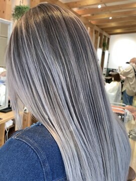 リード バイ ラグーン(LEAD by LAGOON) バレイヤージュハイライトグラデーショングレージュミルクティ