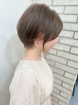 大人可愛い30代40代50ショートボブショート丸みショート
