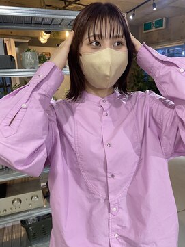 レオ(LEO.) 肩上切りっぱなしボブ