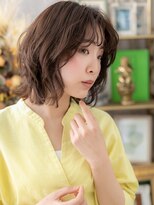 カバーヘア ブリス 川口(COVER HAIR bliss)&nbsp;シースルーバングくせ毛風小顔くびれミディ