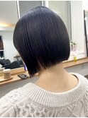 くびレイヤーグレーベージュニュアンスカラー白髪染め白髪ぼかし