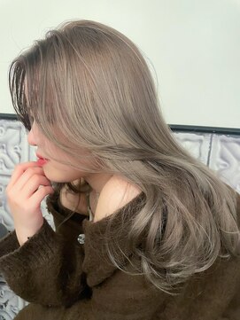 シェル(SHEL+L) 2bleach grayge layer【滝野】