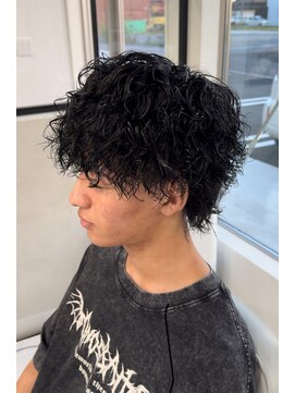 ホワイト(WHITE) ツイストスパイラル/スパイラルパーマ/メンズパーマ