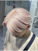 10205ニュアンスカラーくすみベージュ短髪ショートモテ髪ウルフ
