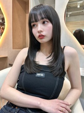 グロー オオミヤ アネックス 大宮(GLROW OMIYA ANNEX) フェミニンロング×髪質改善韓国顔周りレイヤーカット[大宮]