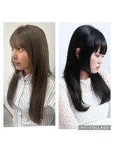 【stylist  山城】Instagram【@_yussan  】くすみカラーと顔周りカットならお任せください！！