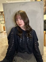 ブローチェアヴェダ グレージュ［郡山美容室/ヘアカラー/前髪］