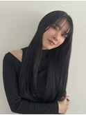 【透明感×艶感】黒髪ストレートで叶える大人クールな魅力