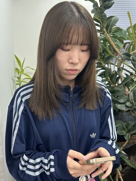 ノート(note) 1ブリーチでつくる透明感ベージュ×顔周りレイヤー