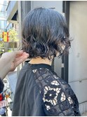 山本/ボブパーマレイヤーカットニュアンス切りっぱなし吉祥寺