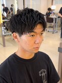 メンズ 刈り上げショート メンズパーマ