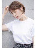 【Champ小阪】大人可愛い丸みショートで小顔ヘア!