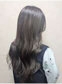 プルエクステでロングヘア　