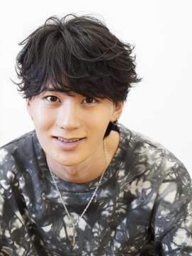 ビカム 名駅(become) 【シースルーフェザーショート】ラウンドマッシュメンズパーマ