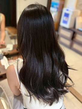 ヘアリゾート粋 ティガ 池袋店(tiga) ロングレイヤー/艶髪/ダークチョコレート