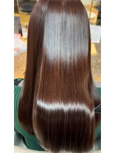 サクラ ビューティ ヴィレッジ(SAKURA Beauty village) 髪質改善OVERicsカラー×ショコラブラウン