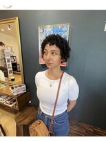 ライムキー(Lime Cay)&nbsp;ショートスパイラルパーマ