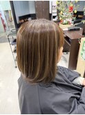 白髪ぼかしハイライト