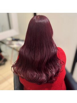 ソレイユ(Soleil) ボルドー/ブリーチなしピンク/ワンカラー/暖色カラー