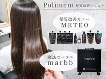 ポリマン 西新井(poliment)の雰囲気(大人気の髪質改善メニューであるMETEOやmarbbで極上の艶髪☆)