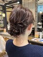 ザザ ZA/ZA 神楽坂 ヘアセットも得意です!編みおろしやカチモリ等も◎