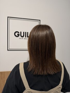 ギルド 東久留米店(GUILD) ミディアムストレートで叶える艶髪
