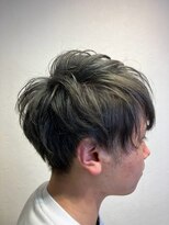 エイム ヘア デザイン 町田店(eim hair design) アッシュグレー/メンズショート/ツーブロ/立体感スタイリング