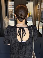 ニュートライズ(NEUTRIZE) お呼ばれヘア カチモリ タイトアレンジ まとめ髪