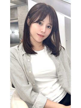 エミュ 表参道 青山(emu) スタイリング簡単ミディアムレイヤー表参道