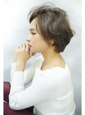 大人かわいいエアリーショートボブ【銀座】