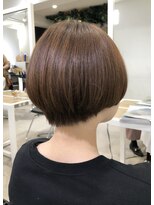 オウル(Owll) 【Owll】大人マッシュショート ピンクベージュカラー