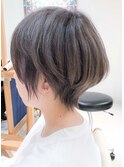 大人かわいいミルクティーブラウン 前下がりボブ[原宿 中村